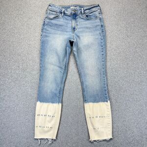 Old Navy Rockstar Super Skinny Jeans Women’s 4 Blue Light Wash Ankle